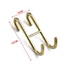 Stainless Steel Over Glass Door Shower Door Back Shower Towel Rack S-Shape Bathroom Bathrobe Hanger Holder Hooks 6