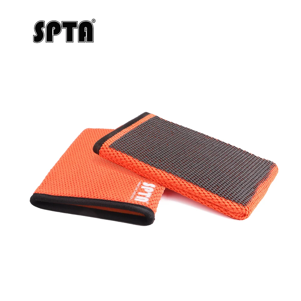 SPTA 1Pc Clay Mitt Clay Bar Wash Mitt,Clay Eraser Mitt Car Clay Bar Glove Removes Debris from Your Paint, Glass, Wheels & More