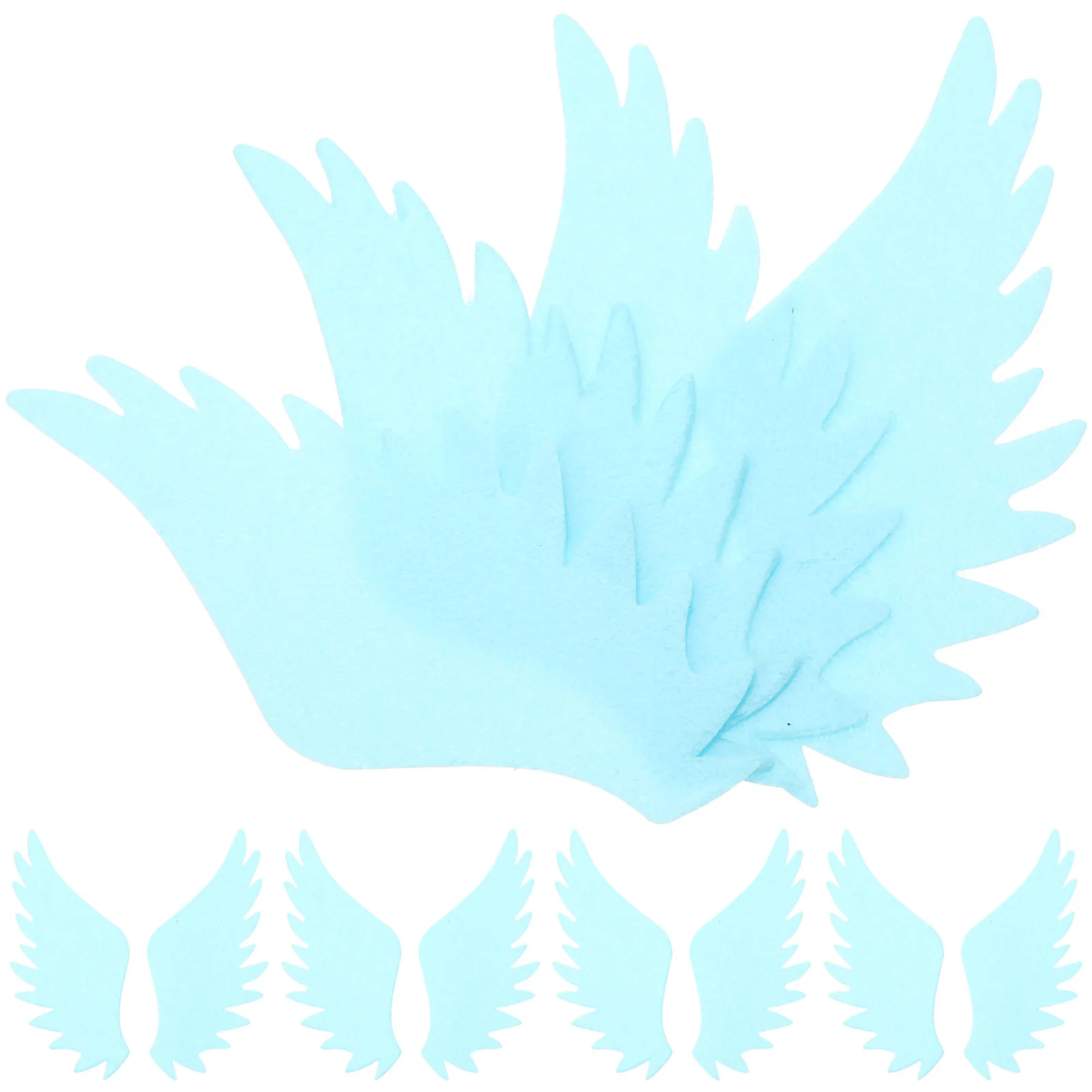 

Angel Wing Rice Paper Cake Toppers Dessert Cupcake Ornaments For Wedding Birthday Party Baking Cake Decoration
