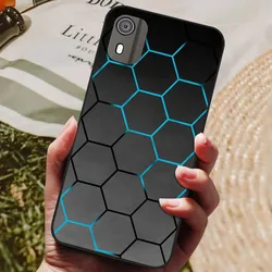 Sleek Black Silicone Phone Case with TPU Bumper for Nokia C02 (1)