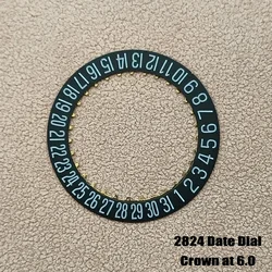 Automatic Date Wheel Dial for ETA 2824 Movement - Black and White (Date Dial)
