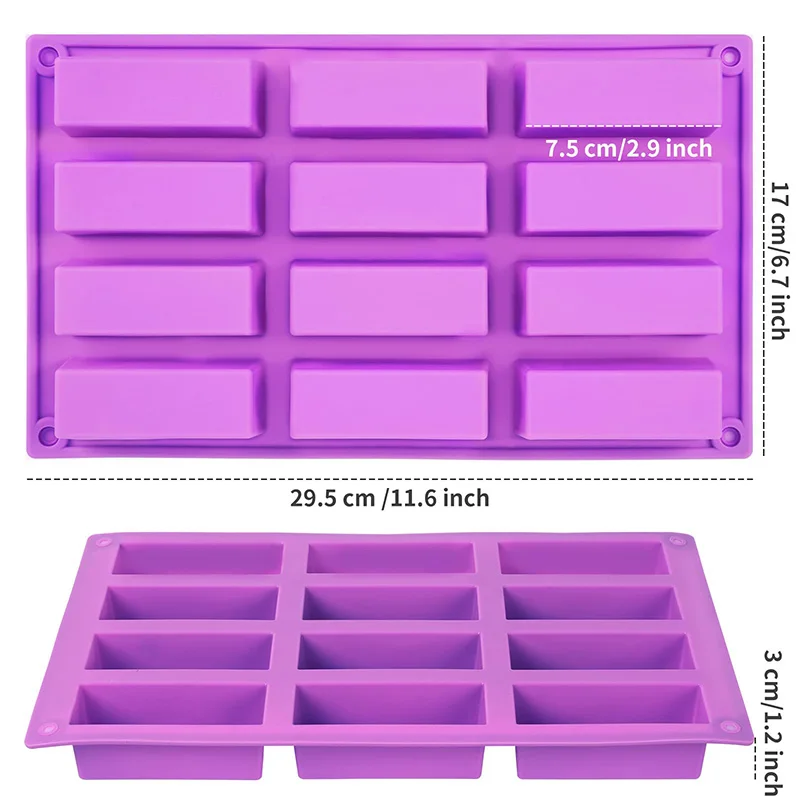 2 Pezzi Stampi in Silicone per Cioccolato Stampo in