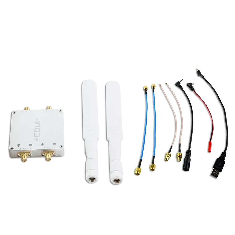 Amplificateur WiFi 2.4GHz 5.8GHz 3.0dB Bruit Ultra-Faible Plug & Play
