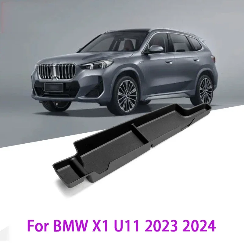 

Подлокотник для BMW X1 U11 2023 2024 ТПЭ, центральный ящик для хранения, пылезащитный декоративный поднос, аксессуары для интерьера