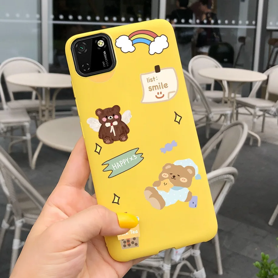 Moon Leopard Cartoon Soft Phone Case - Stylish Bumper Cover