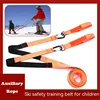 1PC Children's Skiing Safety Training Belt Ice Skating Traction Binding Tension Rope Balance Turning Aid Protective Belt 2