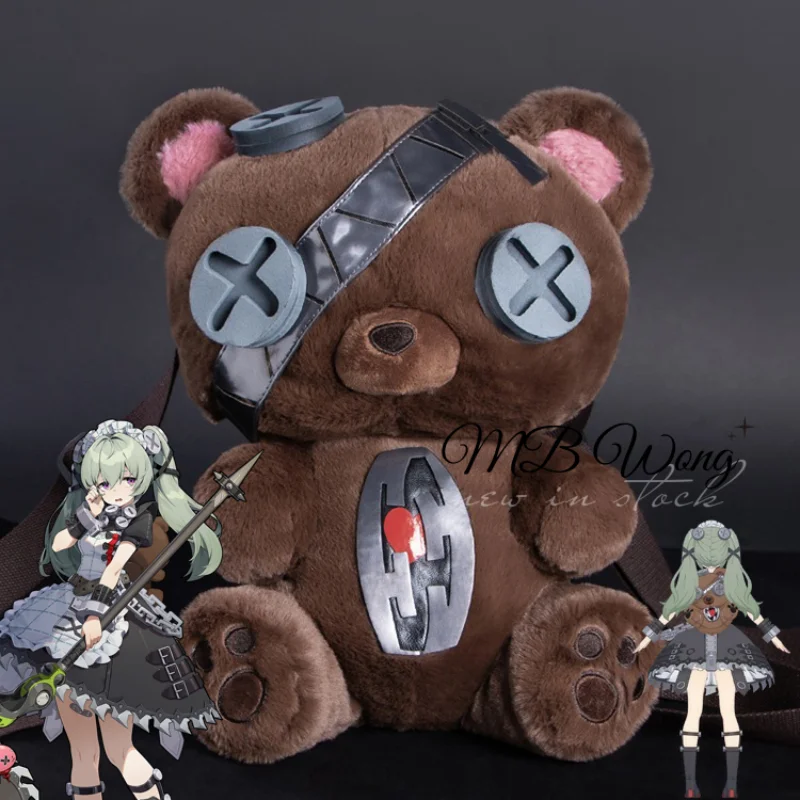 게임 젠리스 존 제로 코린 심지 코스프레 가방, 곰 배낭, 높이 40cm, 배낭 소품 역할 놀이, 할로윈 카니발, 남녀공용