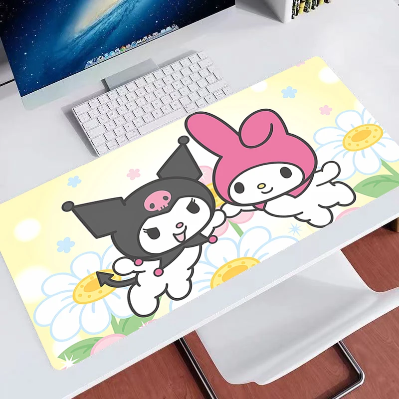 Kuromi Large Mouse Pads For Desk Gaming Mouse Pad Mousepad with Stitched Edges and Non-Slip Rubber Base Extended Mouse Pad XXL 2