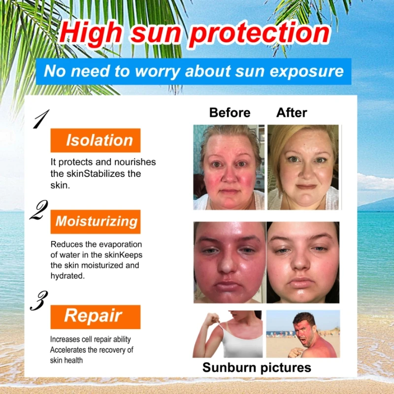 200ml Sunblock Lotion Sunscreen Collagen SPF90 UVA&UVB Ultra Whitening Reduce Fine Lines Even Tone Skin Improves Skin Elasticity 2