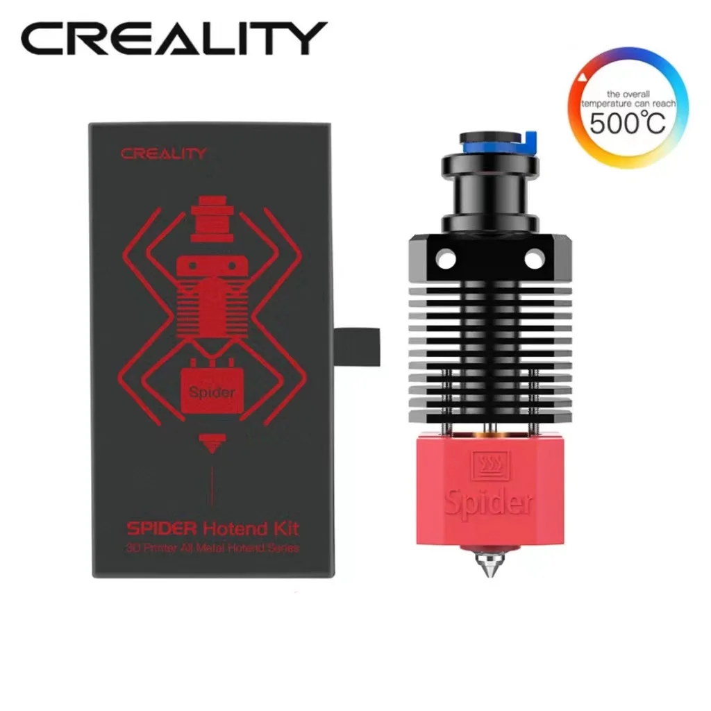 

CREALITY 3D printer Spider High-Temperature and High-speed Hotend Nozzle Fast Heating for Ender-3/Ender-3 Max/Ender-3 V2 printer