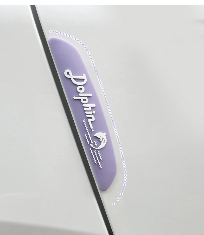 For BYD Dolphin Silicone door anti-collision strip sticker Door protection against scratches Car accessories