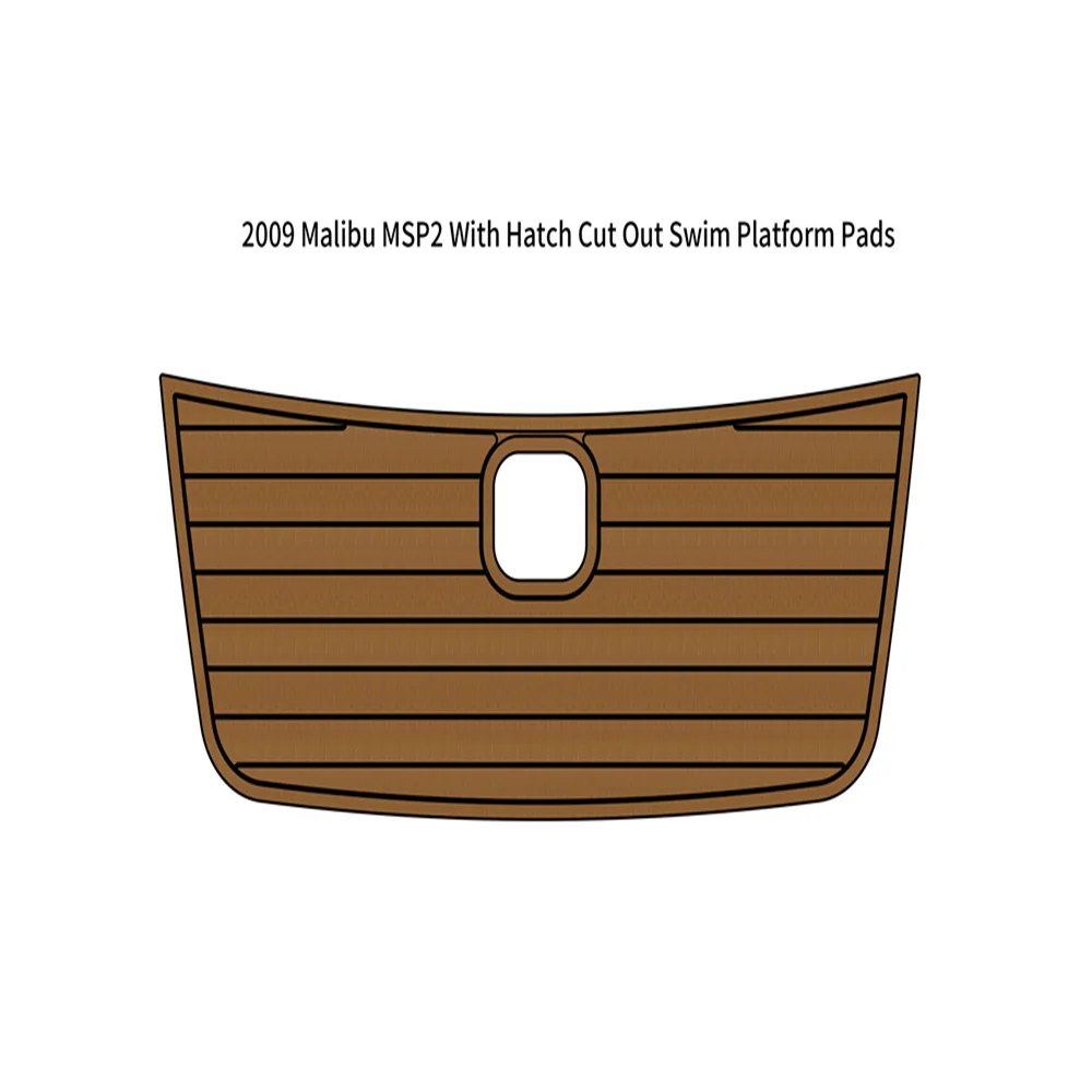 

Качественная плавательная платформа 2009 Malibu MSP2 с вырезами для люка, лодка из пеноматериала EVA, тиковый пол