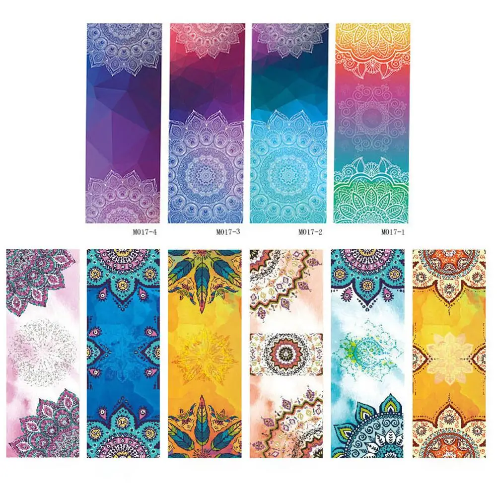 Yoga Towel Mat Non Slip Sweat Absorbent Mat Microfiber Yoga Towel With Grip Dots Hot Pilates And Workout 72x 25 Inch