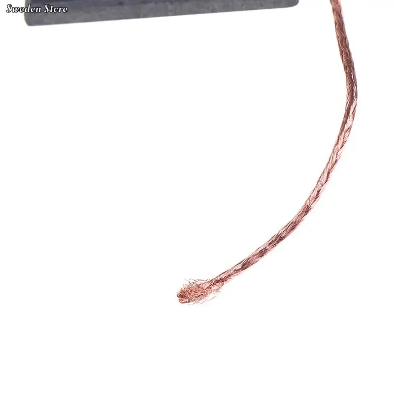 2PCS 5*13.5*40mm Black Carbon Brush Motor With 70mm Length Lead For Washing Machine