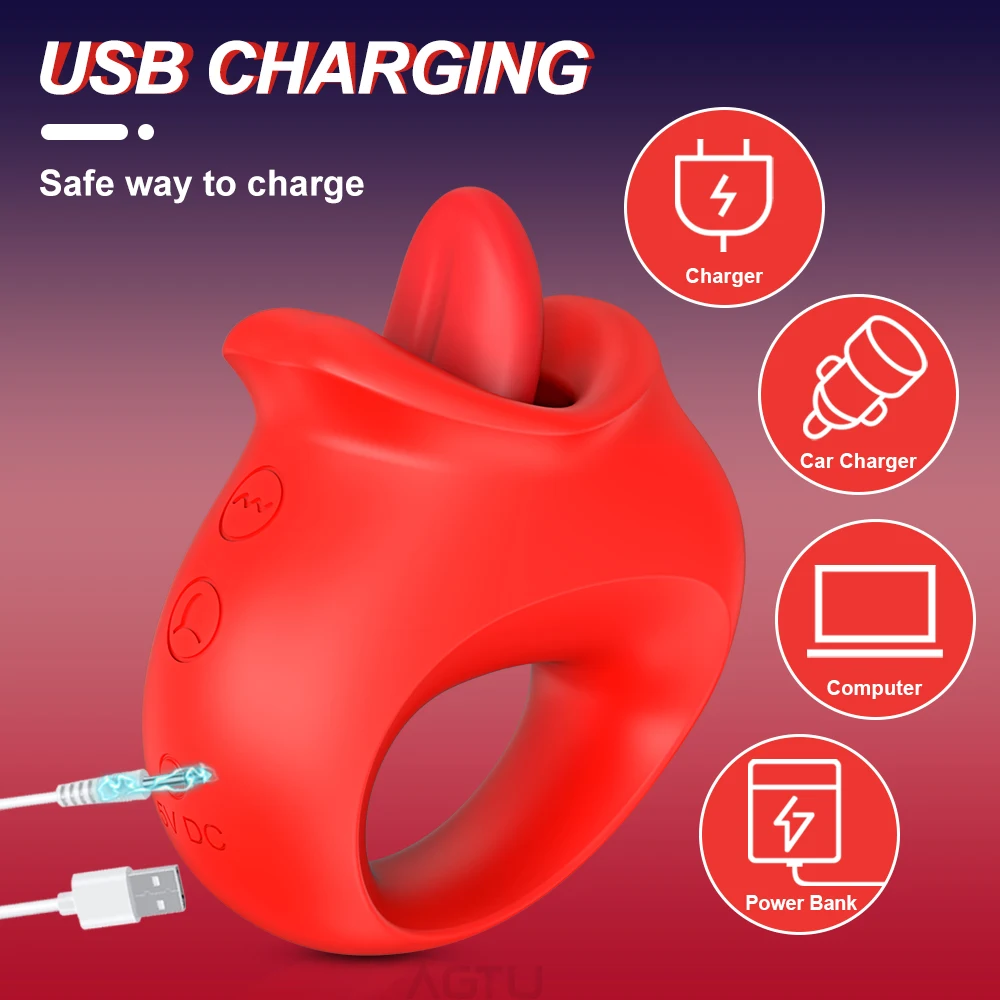 Sex Toys Powerful Swing Tongue Licking Vibrator for Women Clitoris Stimulator