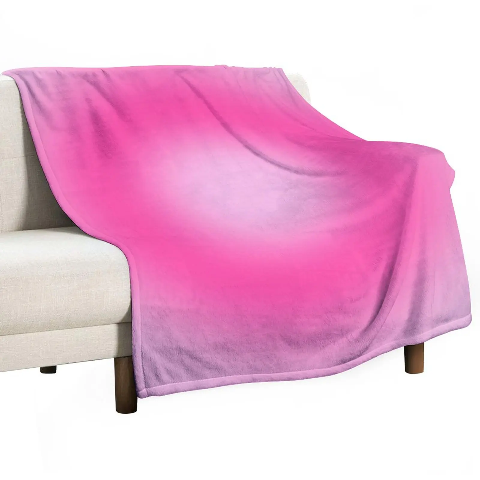 

Spiritual Pink Aura Gradient Ombre Sombre Abstract Throw Blanket Weighted Blanket wednesday
