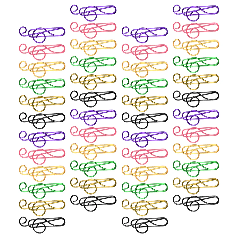 

Unique Paperclips Shaped Clip Paperclip Note Shaped Clip Colorful Metal Clip Use Document Paper Clip Office Supply