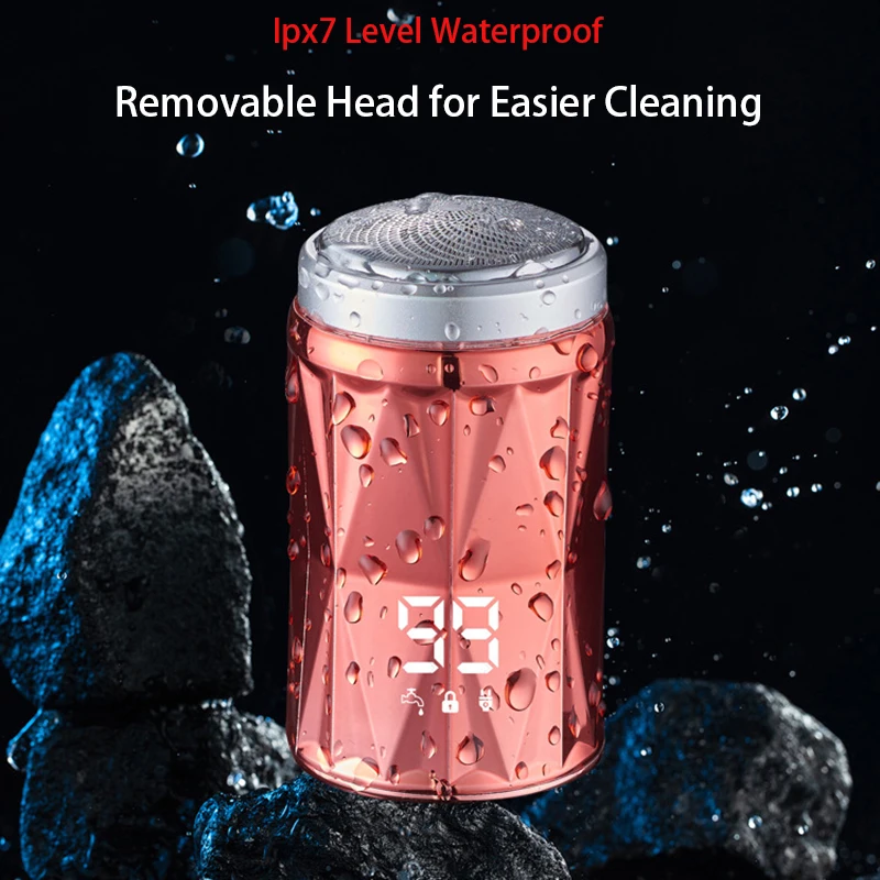 

Mini Portable Electric Shavers Washable Type-c rechargeable mini men's shaver Painless Cordless Trimmer Knive Face Beard Razor