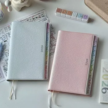Agenda con Indice Arcobaleno, Pianificatore Mensile e Settimanale di Alta Qualità, Quaderno per Appunti e Note sul Lavoro