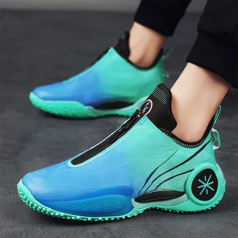 

Баскетбольная обувь унисекс, нескользящая уличная спортивная обувь, мужские дизайнерские баскетбольные ботинки на молнии, брендовая спортивная обувь для пары для мальчиков, 2024