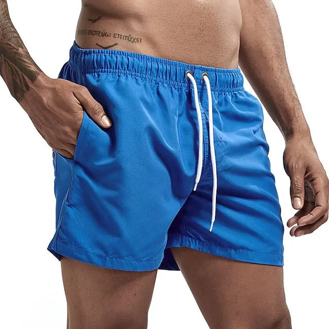

Men's Quick-drying Swim Shorts men-s-bottoms Light Blue