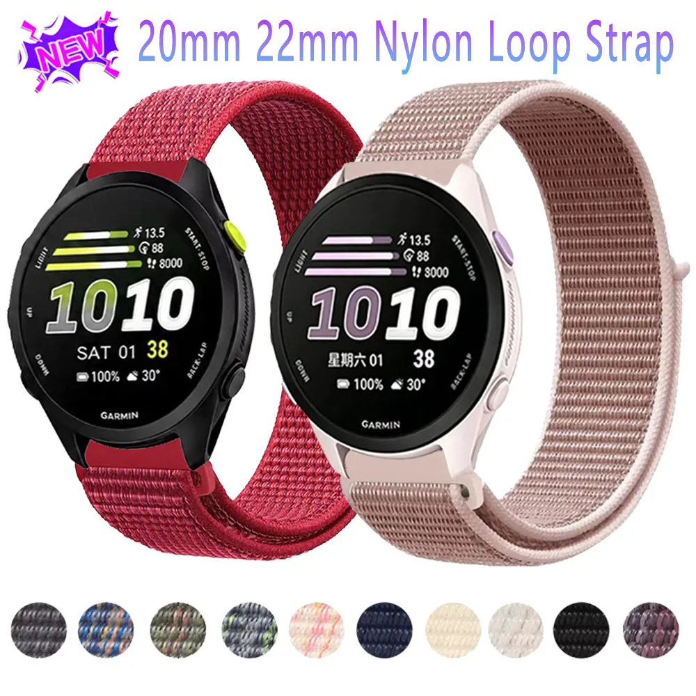 Adjustable Nylon Loop Strap - Braided Band in 20mm & 22mm Sizes