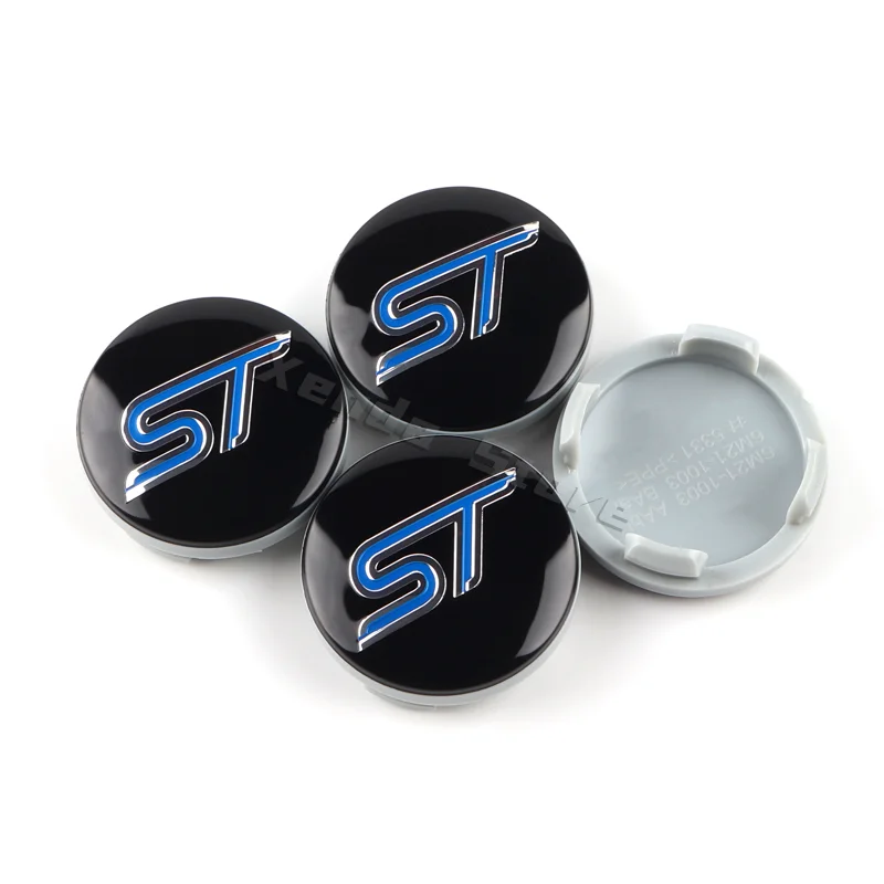 Wheel Center Caps 4PCS For Ford Focus Mondeo Mustang Fiesta Kuga MK2 Everest Escape