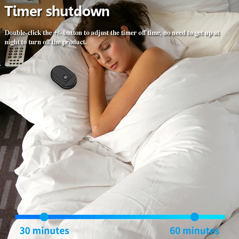  Pocket Bluetooth Speaker Under Pillow Bone Conduction Sound Box Rechargeable Wireless Music Player Improve Sleep Timed off