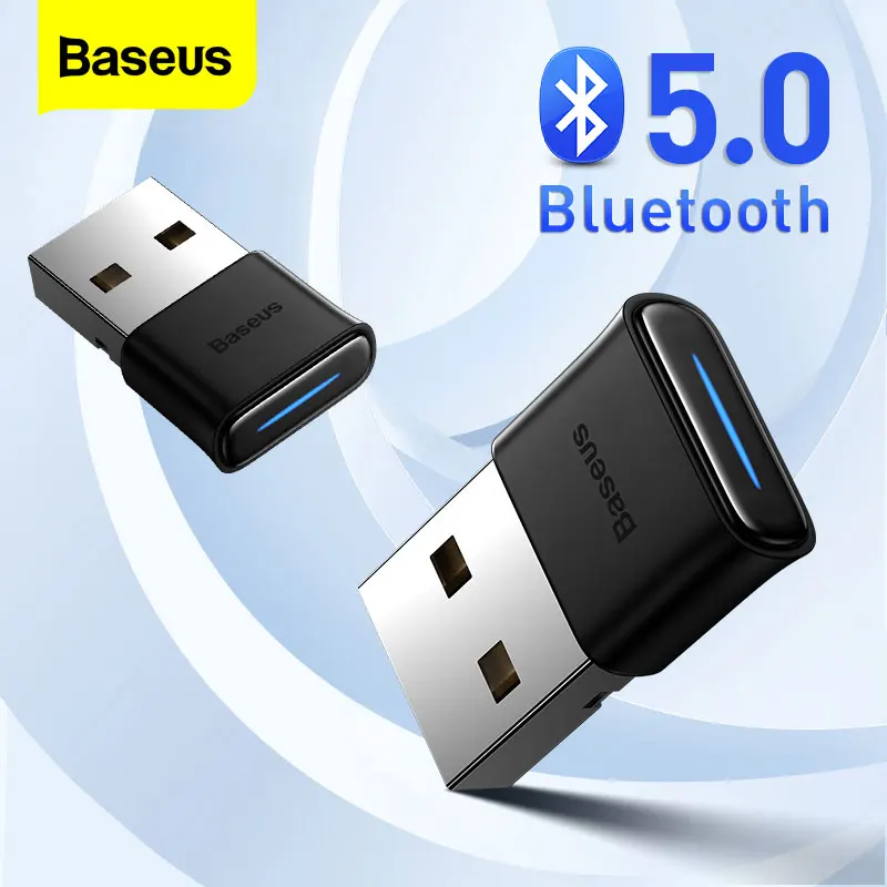 USB Bluetooth-адаптер Baseus BA04 музыкальный аудиоприемник 5 0 передатчик для ПК ноутбука