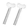 2Pcs Metal Toothpaste Squeezer Holder Lazy Labor-saving Reusable Stainless Steel Tube Creams Paint Squeezer Bathroom 6