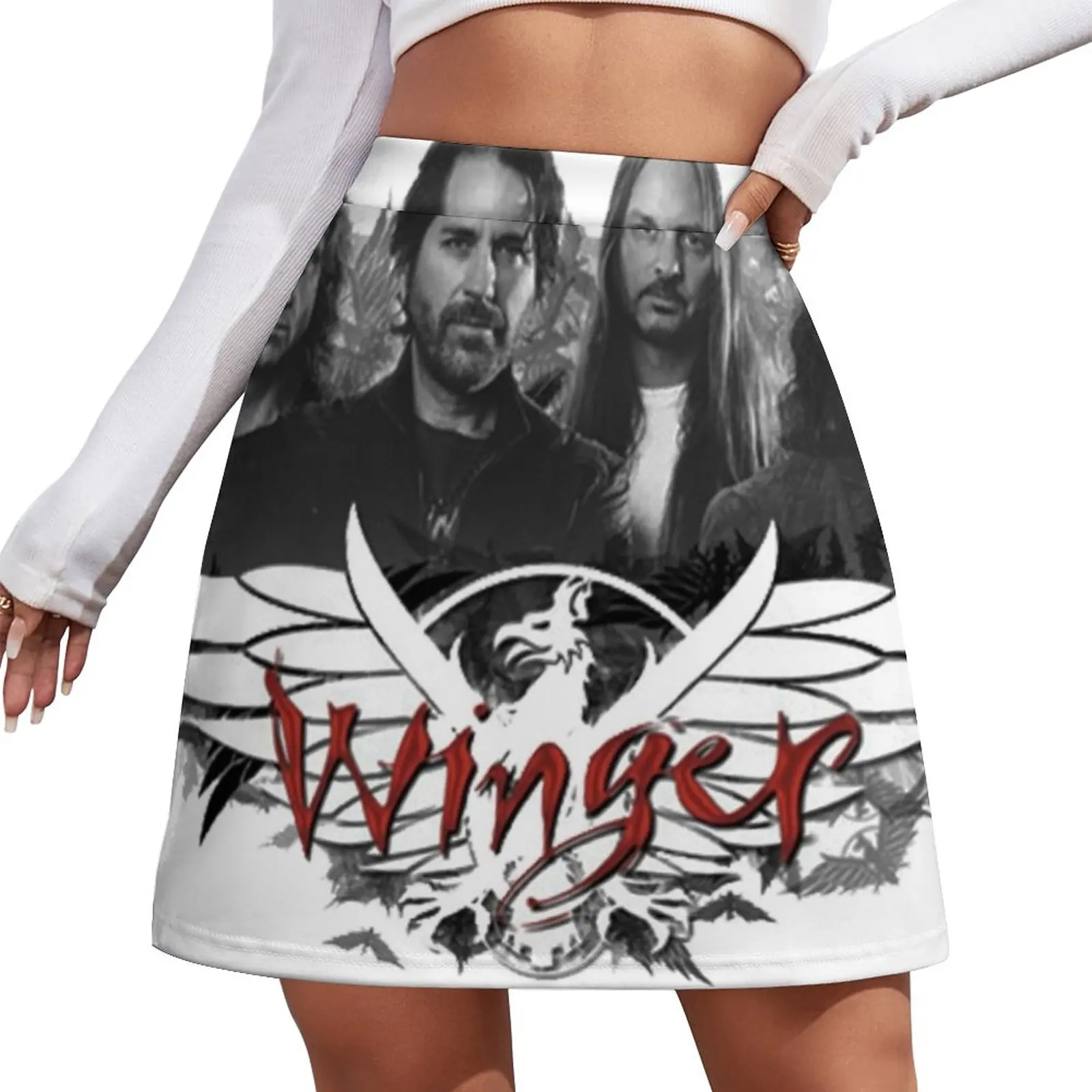 

winger band edition Mini Skirt Woman short skirt korean style skirt Summer skirt