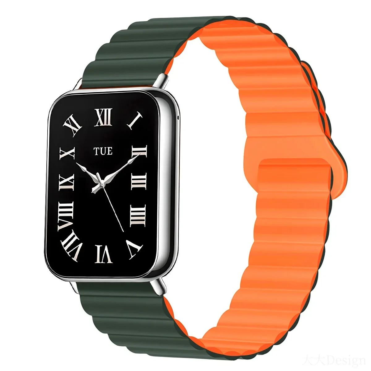 Magnetic Silicone Sport Wristband Bracelet - Universal Smartwatch Accessory