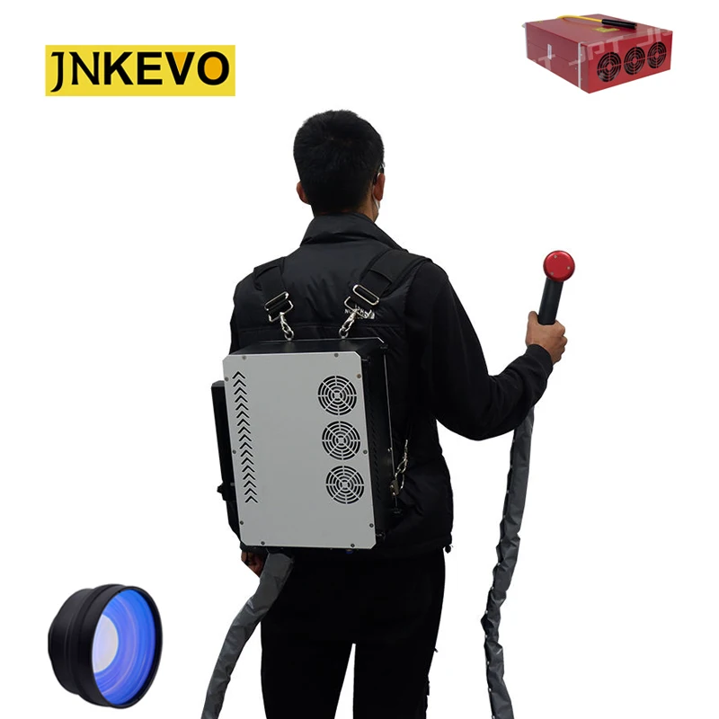 

50w 100w 200w Backpack Handheld Pulsed Laser Cleaning Machine Price, Rust Paint Oil Removal Cleaner