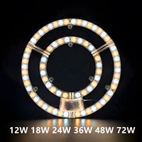 12W 18W 24W 36W 48W 72W 220V 240V LED Ceiling lamp panel lamp replacement chip Source Wick Remould Led High Brightness Lighting 1