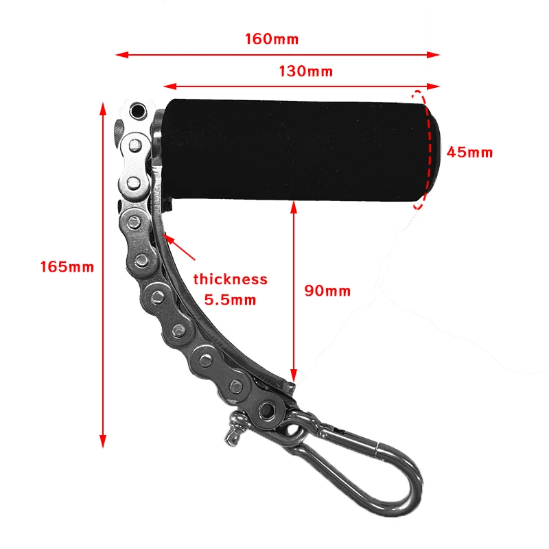 Wrist strength trainer, transmission chain, wrist rotation training, wrist bending training, hardness training equipment