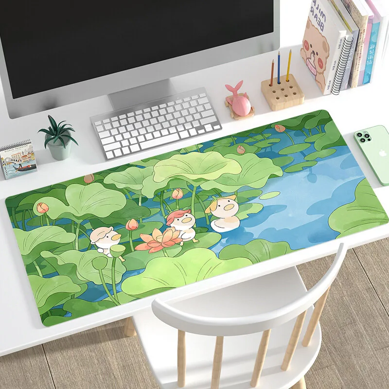 

Kawaii Mouse Pad Gamer Large Cute Mousepad Summer Keyboard Computer PC Personality Pink Anime Carpet Rubber XXL Laptop Desk Mat