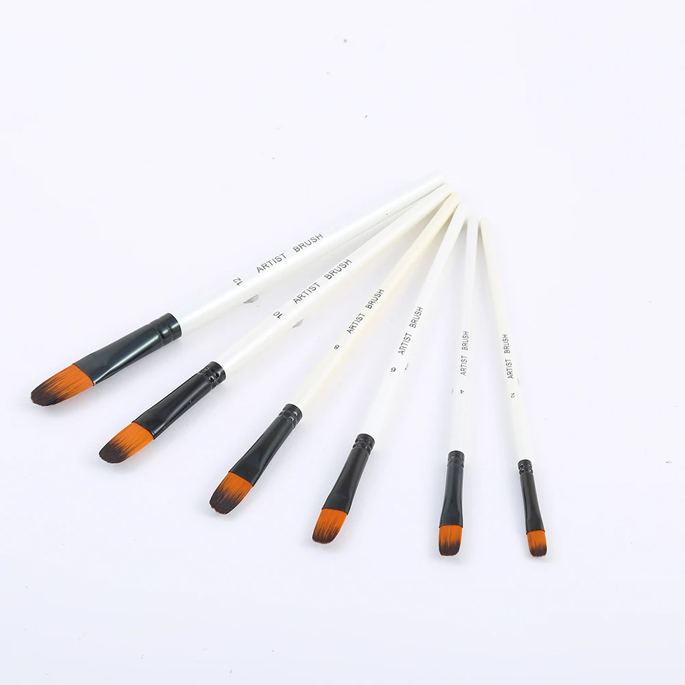 Professionelles Nylon Pinselset Für Öl- Und Aquarellmalerei_voghion.com