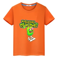 My Singing Monsters Kawaii Cartoon T-shirt Cute Graphic Printing Children Tee-shirt 100% Cotton High Quality Tshirts Summer Tees 1