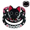 DDLG Cute Black Cart Design Adult Silicone Pacifier for Stress Relief Silicone Soother Pacifiers For Autisms 1