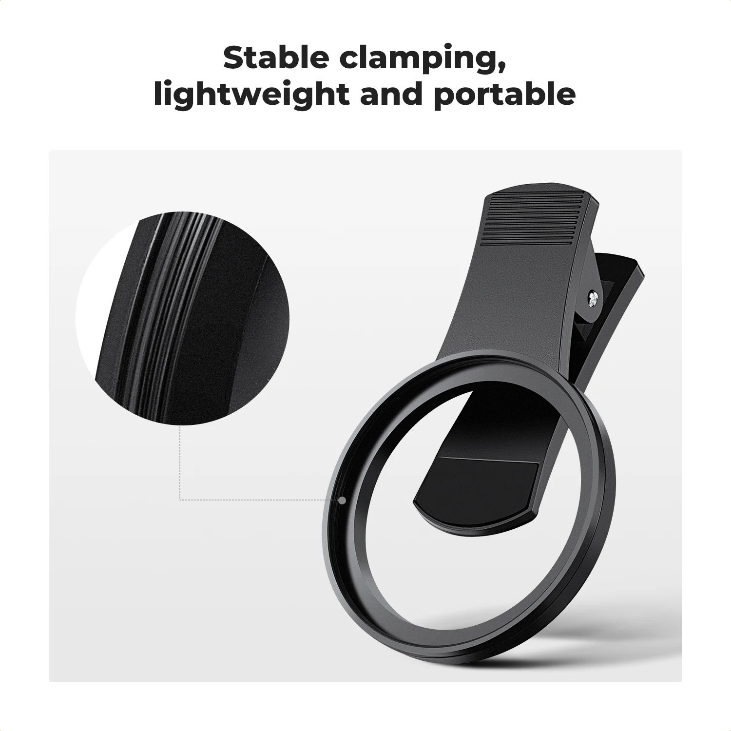Circular Polarizing Filter Clip-On CPL Circular Polarizer Filter 52mm For All Phone & 52mm Camera Lens Compatible For iPhone 15 14