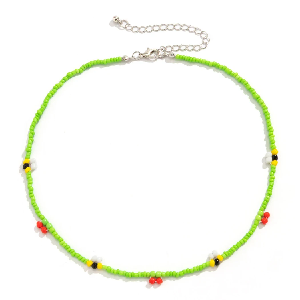 

Women Beaded Necklace Bohemian Choker Necklace Short Necklace Adjustable Beaded Choker Fashion Bohemian Jewelry Gifts Wholesale