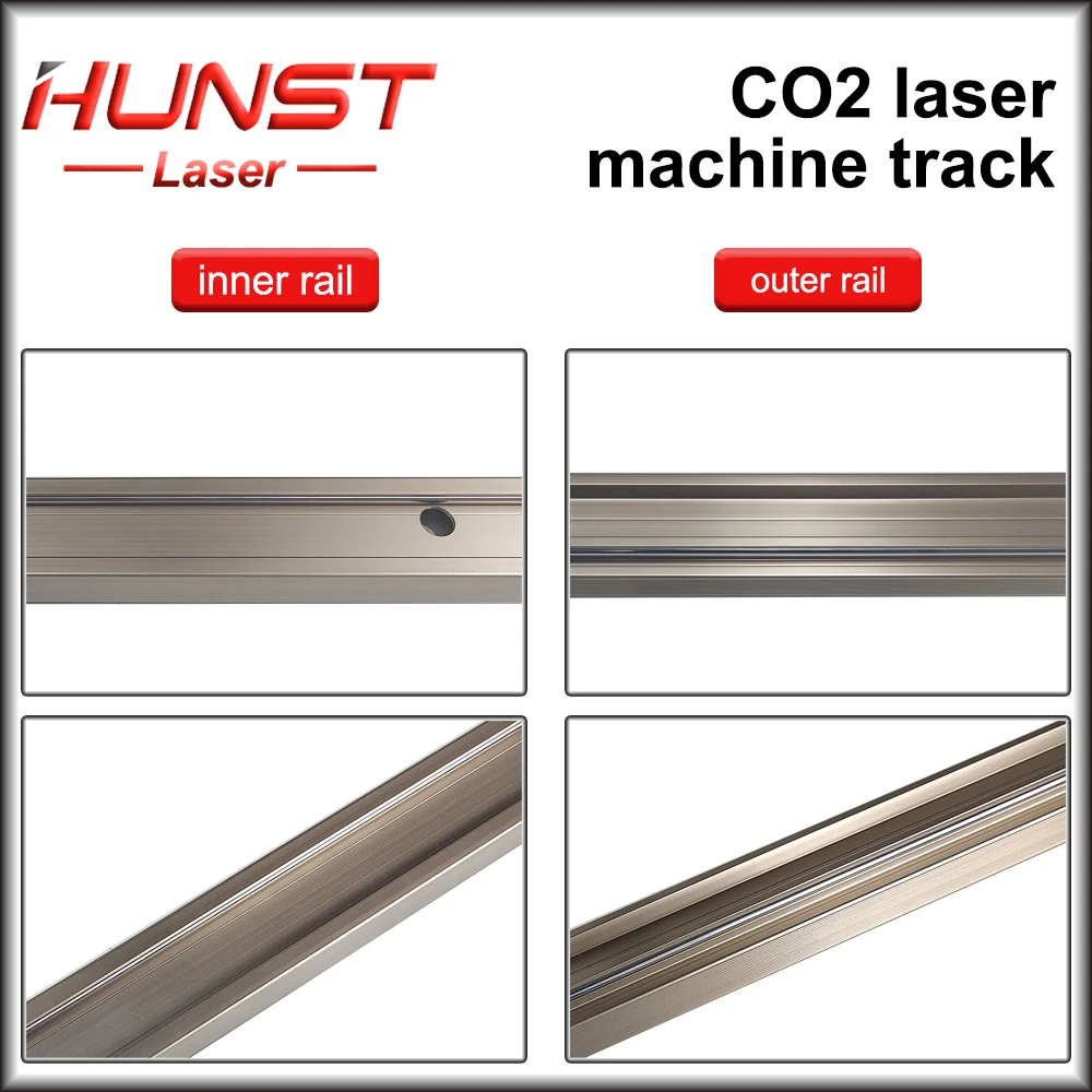 Hunst CO2 레이저 절단기 내부 가이드 레일 레이저 조각기 레이저 기계 예비 부품용 외부 슬라이드 레일