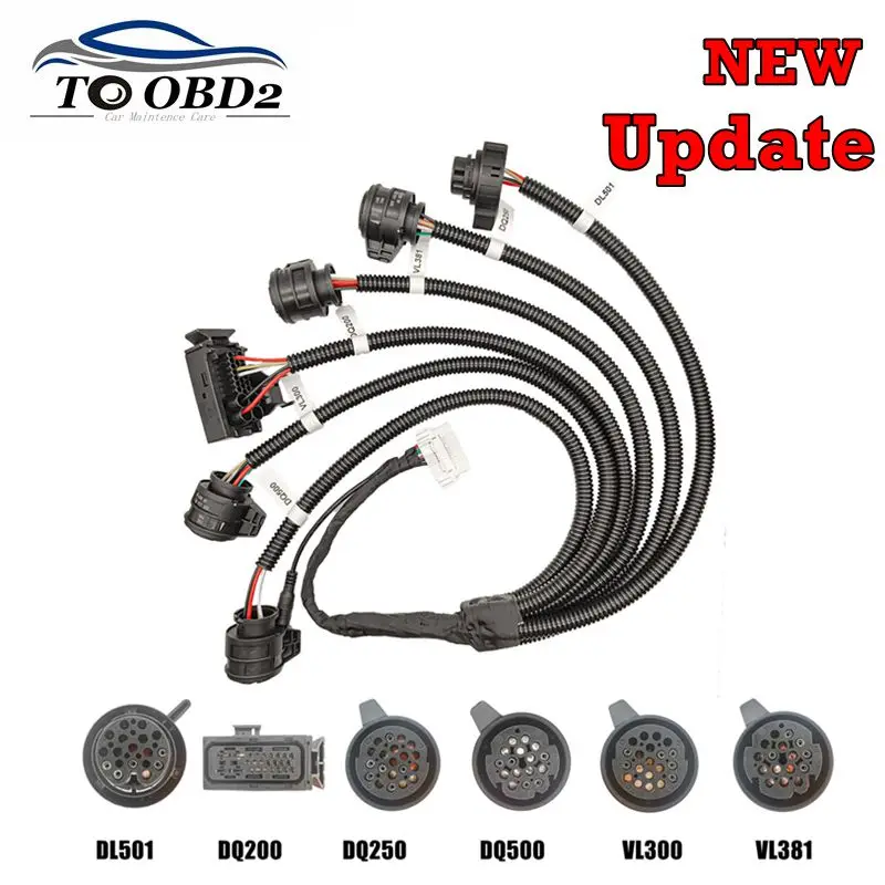 

Newest for VAG for VW Update Gearbox Adapter Cables Read&Write work with ECU FLASH for DQ250 DQ200 VL381 VL300 DQ500 DL501