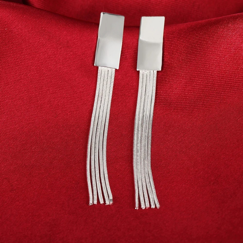 Stud Earrings Dangle Earrings Drop Earrings Crystal Tassel Earrings 925 Sterling Silver Women Jewelry