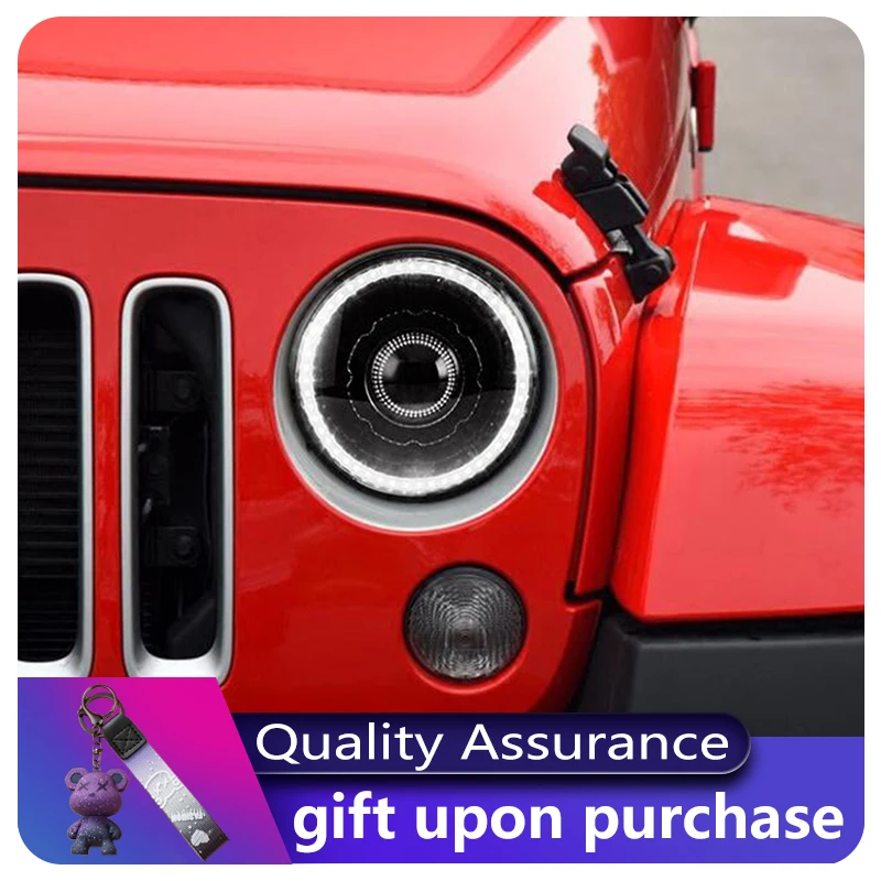 

Фары для Jeep Wrangler, 7-дюймовые фары, фары дальнего/ближнего света, дневные ходовые огсветильник DRL