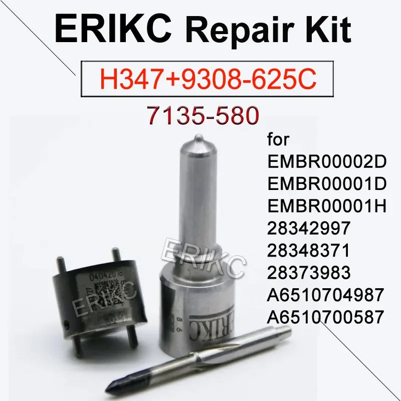 Revisione Kit Di Riparazione 7135-580 Ugello Diesel H347 L347Pbd Valvola Di Controllo Per Iniettore Common Rail Mercedes Embr00002D Embr00001D