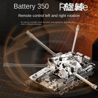 RC Battle Tank Shoot Bullets Remote Control Shooting Tank USB Charge With LED Sound Music Military War Game Electronic Car 2