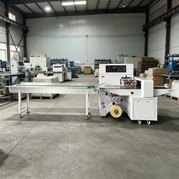 Macchina per Confezionamento a Cuscino, Macchina per Confezionamento Alimentare, Design Moderno, Compatibile con Linea di Produzione Automatica, Personalizzazione Avanzata