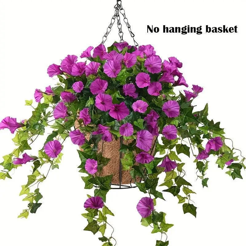 Bella Decorazione Del Soggiorno Petunia Vite Simulazione Di Plastica Appesa Fiore Di Orchidea
