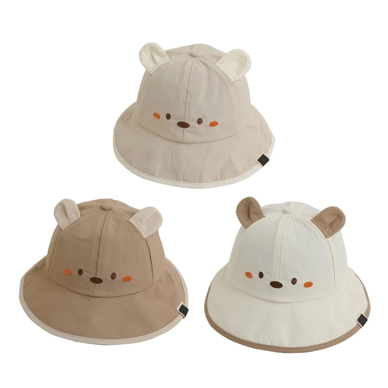 

Baby Fisherman Caps Wide Brimmed Bucket Hats Spring Summer Fashion Basin Caps